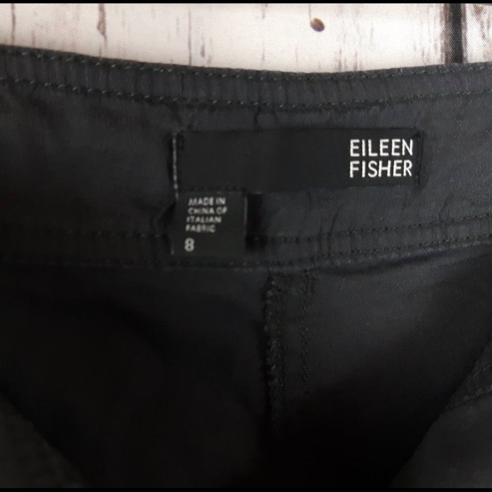 Eileen Fisher Linen Blend Stretch Pants…